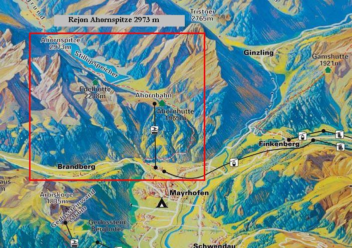 Rejon Ahornspitze 2973 m