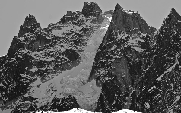 Auiguille Du Plan w masywie Mont Blanc