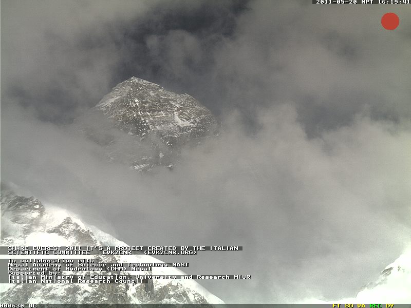 Kamera internetowa pod Everestem