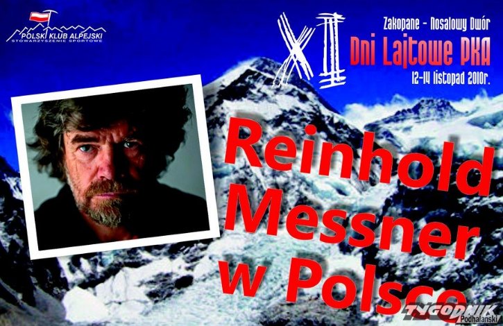 Reinhold Messner na Dniach Lajtowych