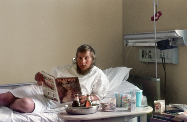 Jerzy Kukuczka w szpitalu na Alasce