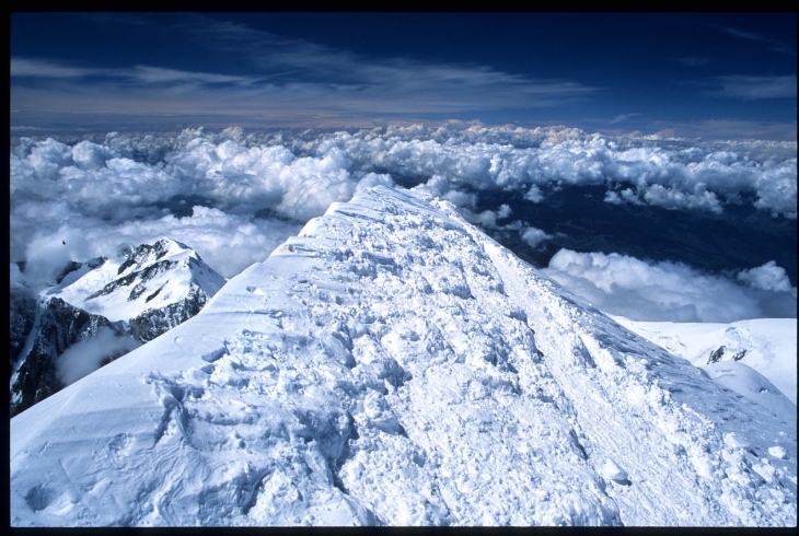 Na szczycie Mont Blanc