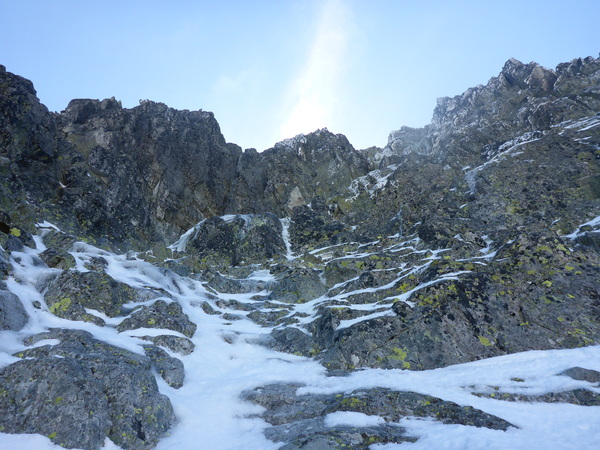 gorna czesc drogi dorawskiego lodowy szczyt