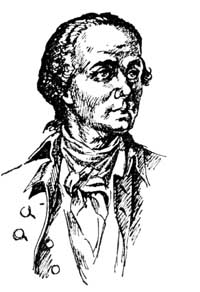 Horacy Benedykt de Saussure (1740 - 1799), inicjator pierwszego wejścia na Mont Blanc (4808) w latach 1786 i 1787