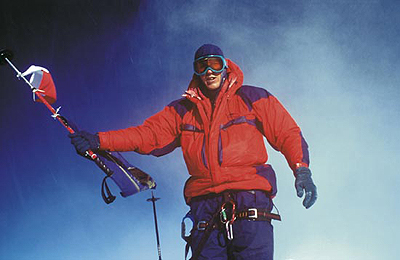 Andrzej Marciniak na szczycie Everestu