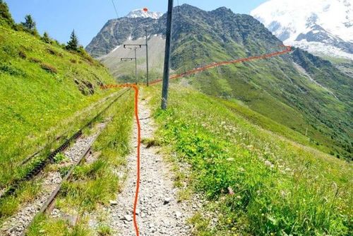 Trasa na Mont Blanc